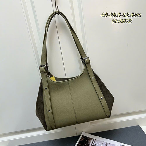 Túi Xách COCCINELLE H08872 Màu Xanh Rêu Super Size 40 cm