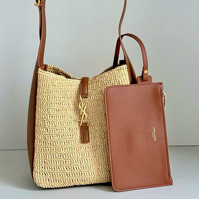 Túi Xách Đeo Nách YSL LE 5A7 Dệt Tay Siêu Vip Size 23cm 713938