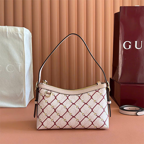 Túi xách Đeo Vai Gucci GG Emblem Small Shoulder Bag 847450 Rosso Ancora
