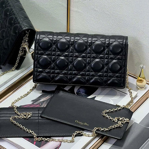 Túi Xách Dior 3 trong 1 Màu Đen 2133 Siêu Cấp Size 22 cm