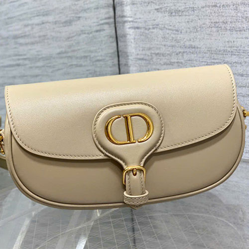 Túi xách Dior Bobby Shoulder Bag Siêu VIP Da Bò - màu kem