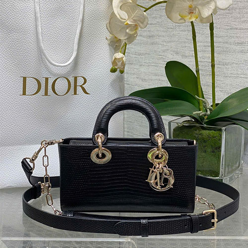 Túi Xách Dior D-Joy Màu Đen Siêu Vip Size 22cm