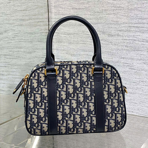 Túi Xách Dior D-Vibe Bowling Medium Siêu Vip Size 25 cm