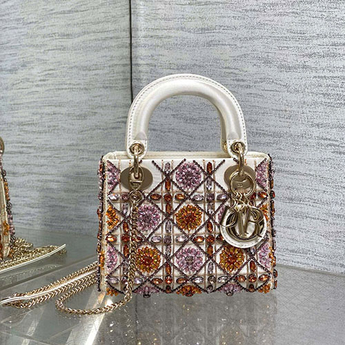 Túi Xách Dior Lady Art Limited Edition 3 Compartments Siêu Vip Size 17 cm