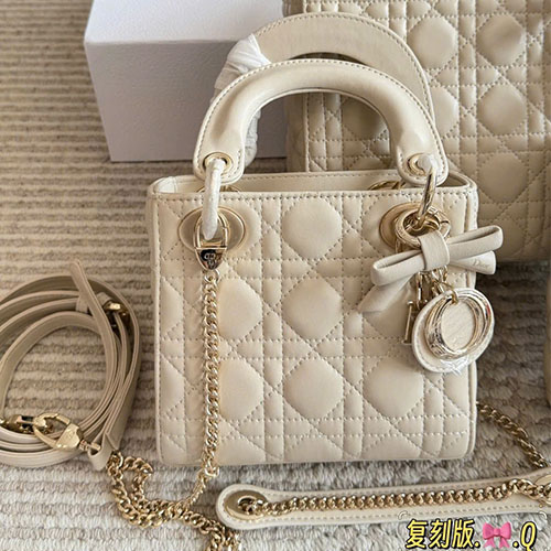 Túi xách Dior Lady Diana Lambskin Bow Super Full Box