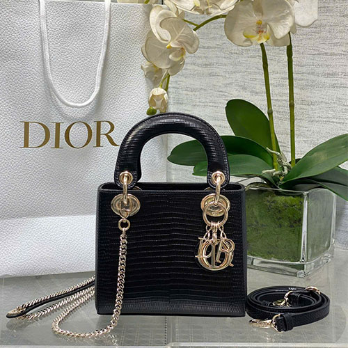 Túi Xách Dior Lady Màu Đen Siêu Cấp Size 17cm