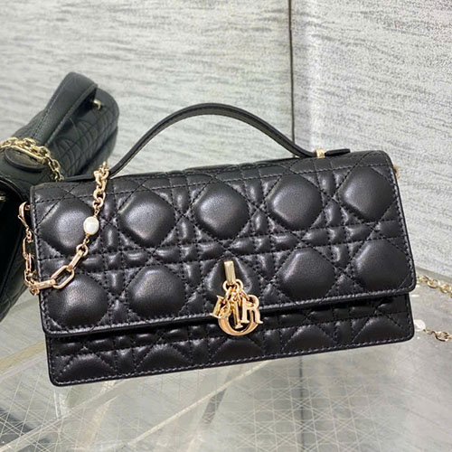 Túi Xách Dior Lady Màu Đen Siêu Vip Size 21 cm