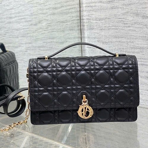 Túi Xách Dior Lady Màu Đen Siêu Vip Size 24 cm