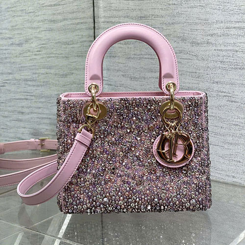 Túi Xách Dior Lady siêu vip 4 Ô – Phiên Bản Giới Hạn Đính Hạt Thủ Công