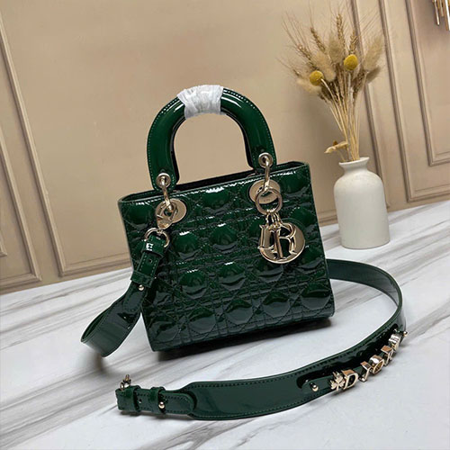 Túi Xách Dior My ABC Lady Màu Xanh Lá Super Size 20cm