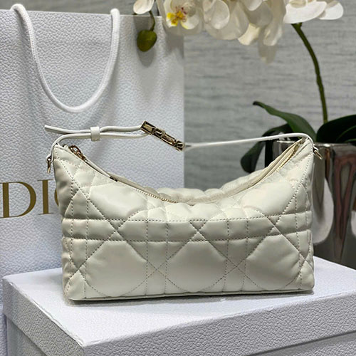 Túi Xách Dior Nomad Handbag Màu Trắng Siêu Vip Size 22cm