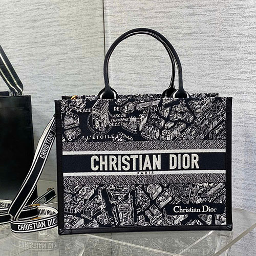 Túi Xách Dior Tote Paris Map Siêu Vip Size 36 cm