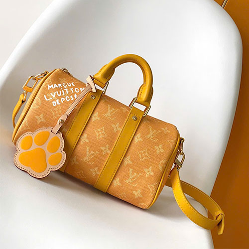 Túi Xách Du Lịch Louis Vuitton Keepall Bandoulière 25 Monogram Surfin’ Siêu Cấp