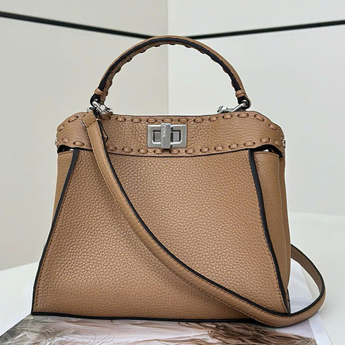 Túi Xách Fendi Peekaboo Màu Nâu Super