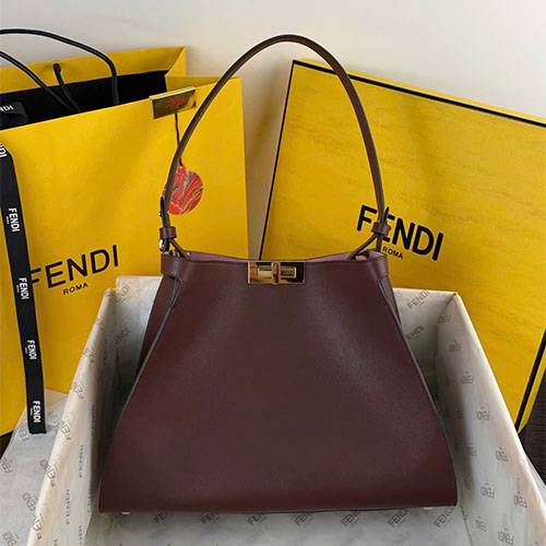 Túi xách Fendi Way da bê vân tự nhiên siêu VIP