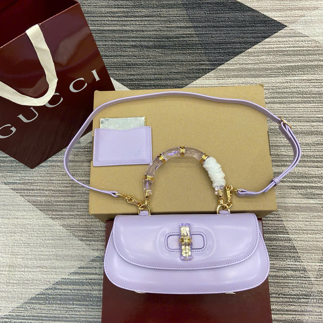 Túi Xách Gucci Bamboo Diva Mini 827750 Siêu Cấp Size 26.6cm