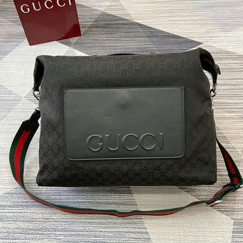 Túi Xách Gucci Canvas 821668 Màu Đen Siêu Cấp Size 44 cm