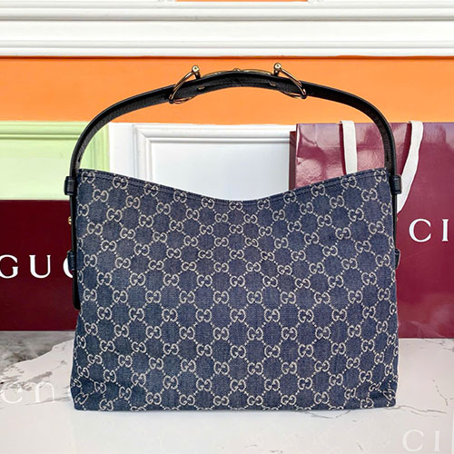 Túi xách Gucci Denim Shoulder Bag 850926 Vải Jean Xanh