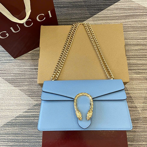 Túi Xách Gucci GG 795005 Màu Xanh Nhạt Siêu Cấp Size 28 cm