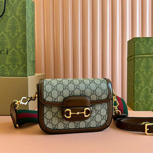 Túi xách Gucci Horsebit mini siêu cấp 658574