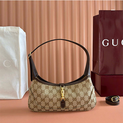 Túi xách Gucci La Famiglia GG Canvas Shoulder Bag – 863137 – Siêu cấp