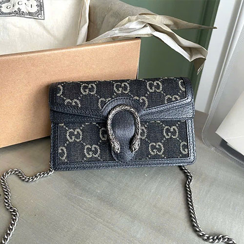 Túi Xách Gucci Mini Dionysus Black G476432 Siêu Vip Size 16.5 cm