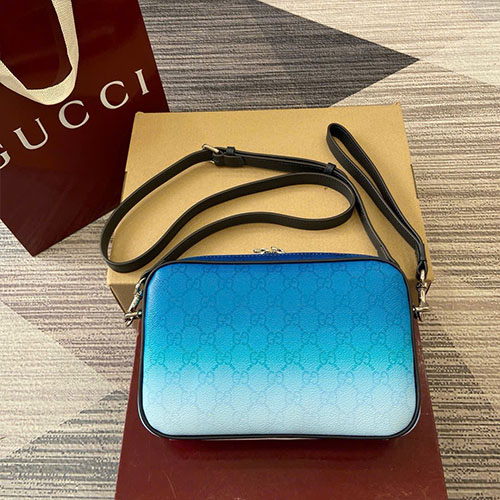 Túi Xách Gucci Monogram 835691 Màu Xanh Siêu Cấp Size 25 cm