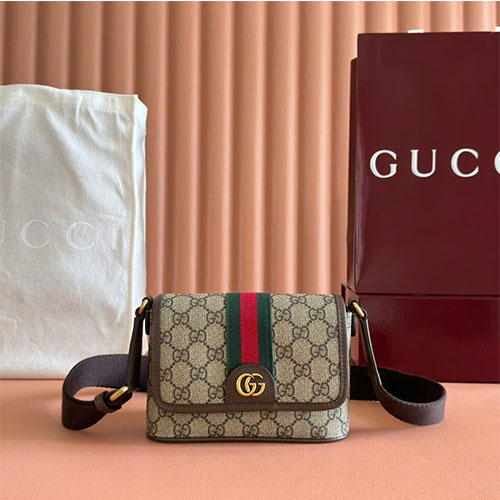 Túi xách Gucci Ophidia Mini 838599 GG Canvas Siêu Cấp