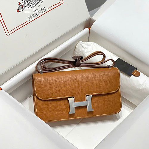 Túi Xách Hermès Constance Elan Màu Nâu Like Auth Size 24 cm