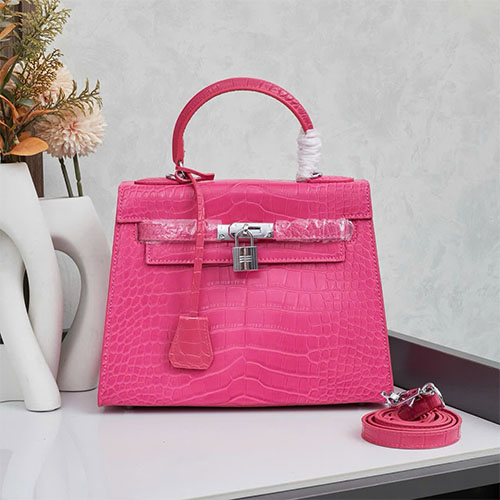 Túi Xách Hermes Kelly 28 Da Thật Vân Đá