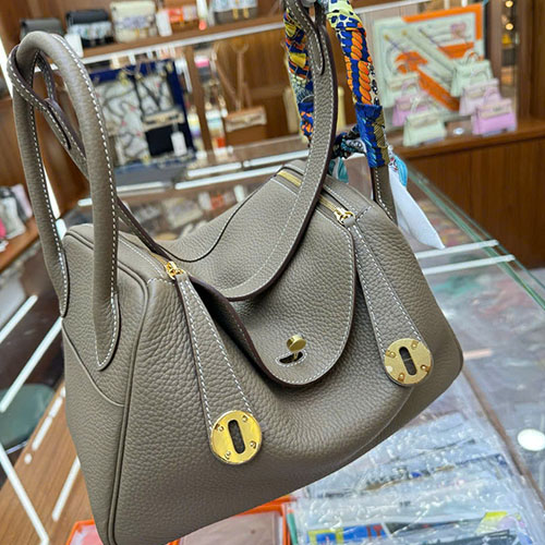 Túi Xách Hermes Lindy 26 Màu Gris Étain Siêu Vip Size 26cm