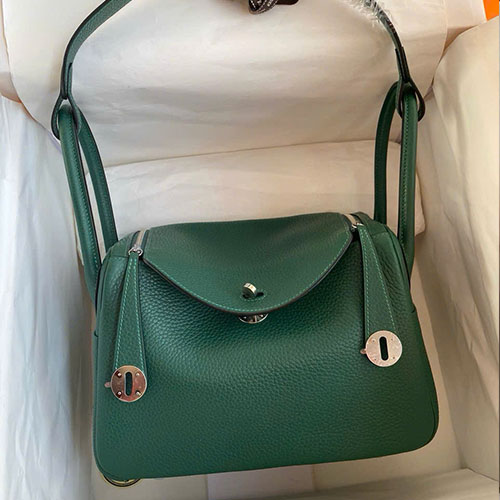 Túi Xách Hermès Lindy 26 Màu Xanh Lá Siêu Vip Size 26 cm