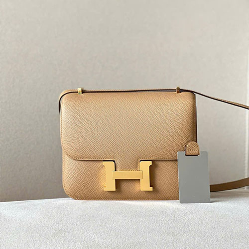 Túi xách Hermes siêu vip Constance 19 Constance C19 Epsom Mirror H-lock màu Gold
