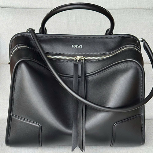 Túi xách Loewe Amazona 180 Large Suede – Siêu VIP - màu nâu