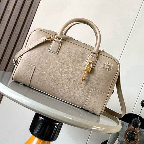 Túi xách LOEWE Amazona 28 9080 Da Nappa Màu Sand Siêu VIP