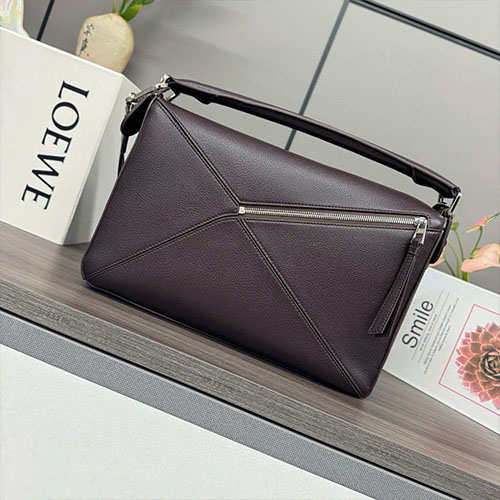 Túi Xách Loewe Puzzle Màu Nâu Siêu Vip Size 32.5 cm
