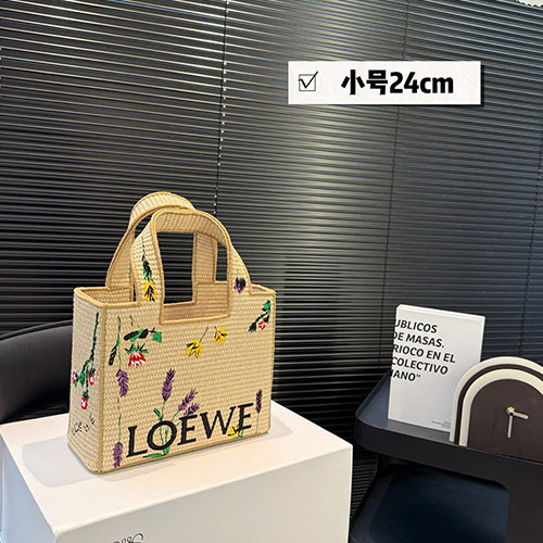 Túi Xách Loewe Woven Tote Bag 9902 Full Box Size 24 cm