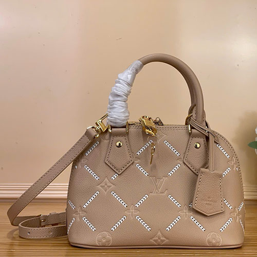 Túi xách Louis Vuitton Alma BB M28458 màu xám nâu hàng VIP