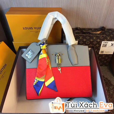 Túi Xách Louis Vuitton Fashion Simple Màu Đỏ Khóa Vàng