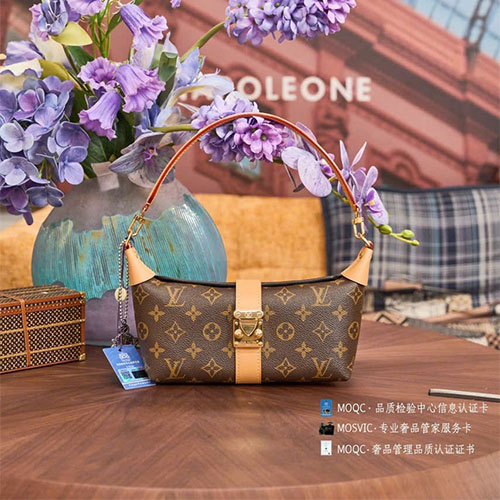 Túi xách Louis Vuitton like auth Pochette Mia M26191 Monogram phối màu