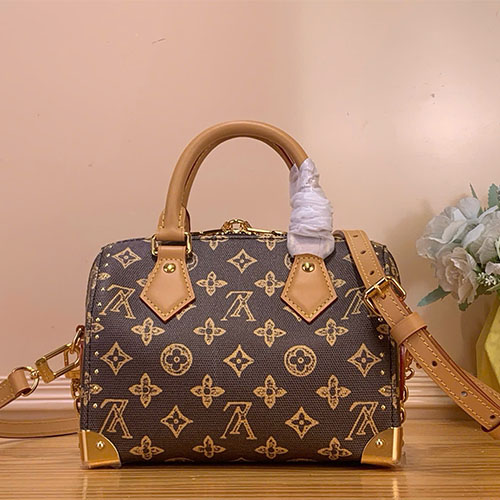 Túi xách Louis Vuitton Sac Speedy Trunk 20 Monogram Origine Canvas