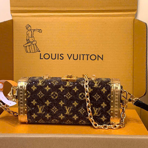 Túi xách Louis Vuitton Vanity Case – Phiên bản đính đá cao cấp (miễn thuế, full thép) like auth