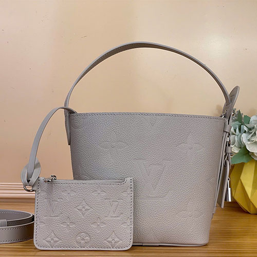 Túi xách LV All In BB Monogram Empreinte xám siêu VIP – M13480 / M28342