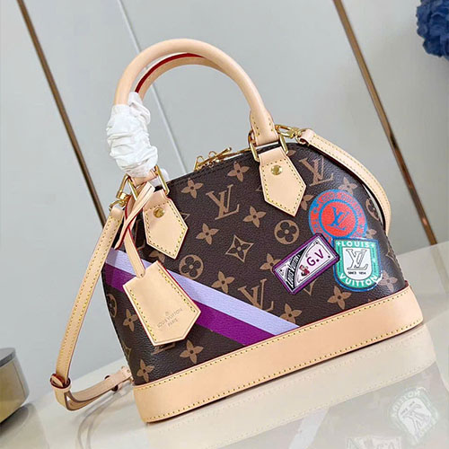 Túi Xách LV Alma BB Monogram M53512 Màu Nâu Siêu Vip Size 23.5cm