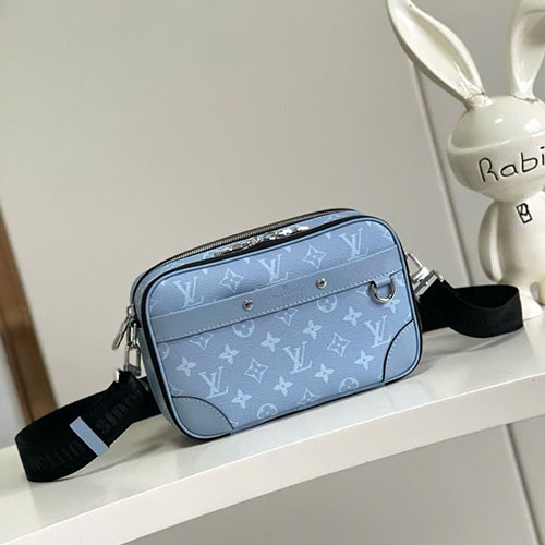 Túi Xách LV Alpha Messenger M14073 Màu Xanh Siêu Cấp 24 cm