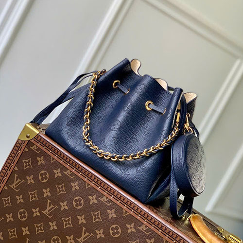 Túi Xách LV Bella M14315 Màu Xanh Siêu Vip Size 22cm