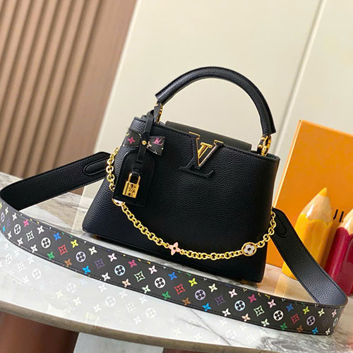 Túi Xách LV Capucines BB 12353 Màu Đen Super Size 27 cm