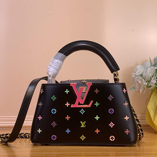 Túi xách LV Capucines East-West Mini Cầu vồng (Murakami Edition)  - SZ NHỎ
