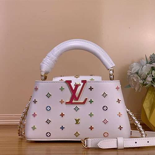 Túi xách LV Capucines East-West Mini Cầu vồng (Murakami Edition) -SZ NHỎ
