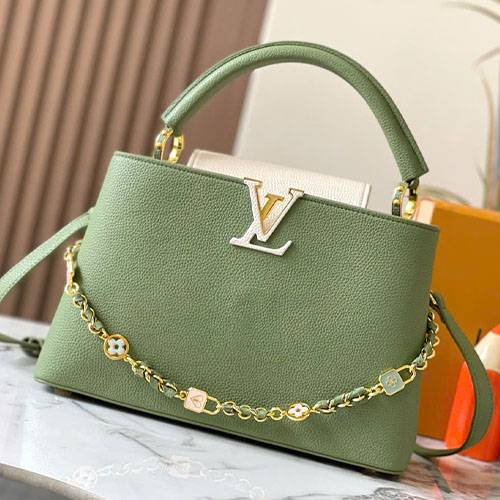 Túi Xách LV Capucines Large M23952 Màu Xanh Lá Super Size 31.5 cm